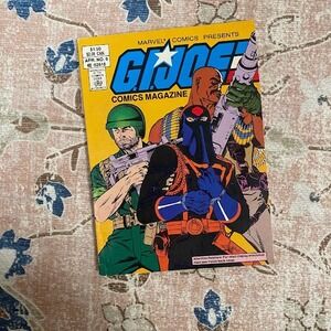 Marvel‎ Comics GI Joe Comics Magazine Issue 9 Vintage Comic Book